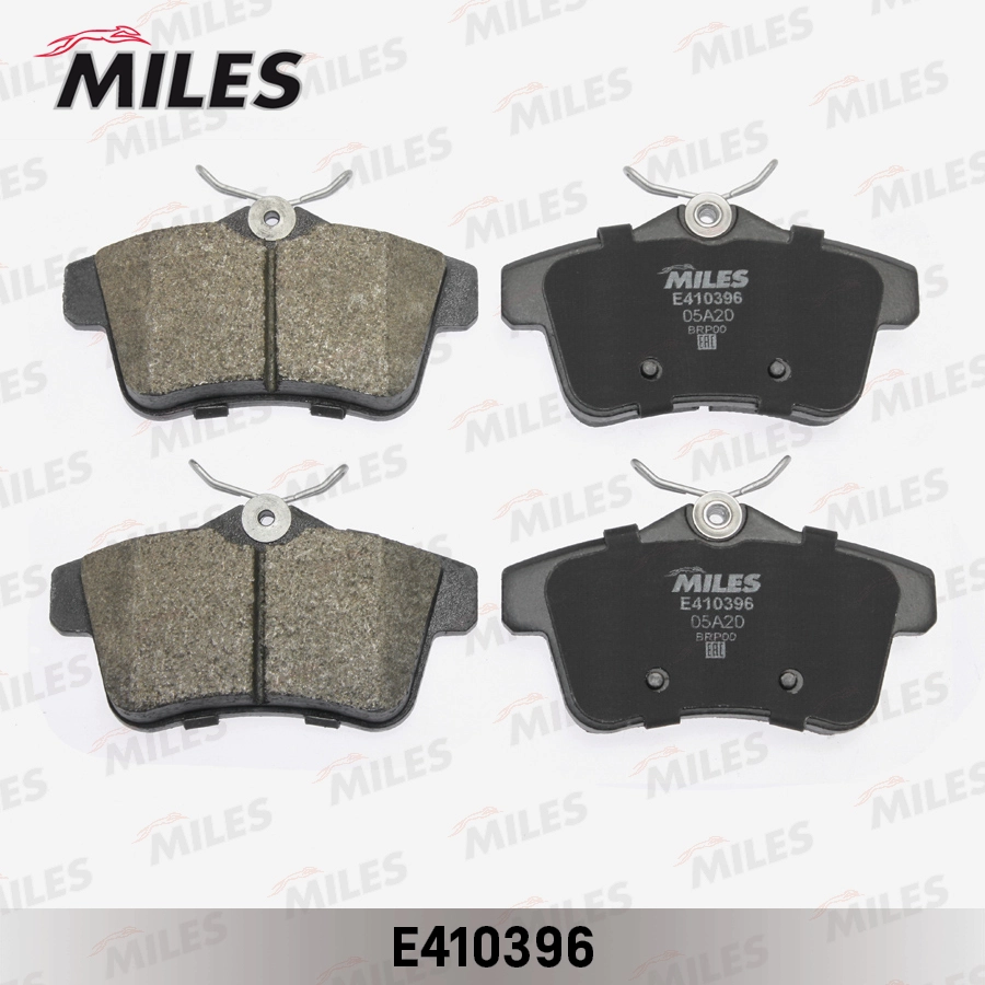 Комплект тормозных колодок дисковый тормоз MILES E410396