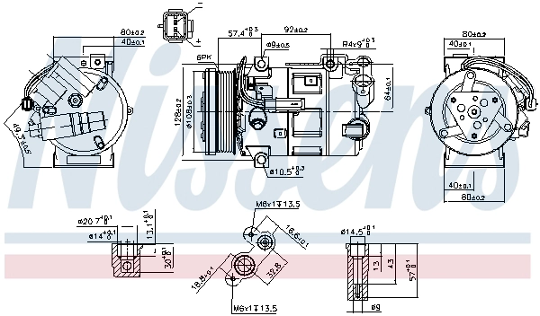 Компрессор кондиционер first fit NISSENS 890210