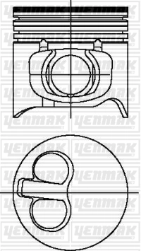 Поршень YENMAK 31-03693-000