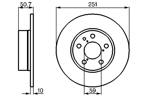 Тормозной диск BOSCH 0 986 479 B31