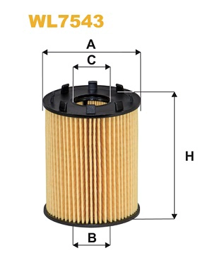Масляный фильтр WIX WL7543