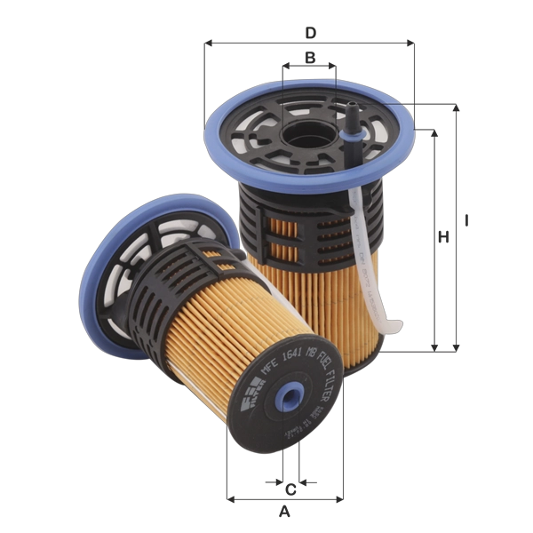 Топливный фильтр FIL FILTER MFE 1641 MB