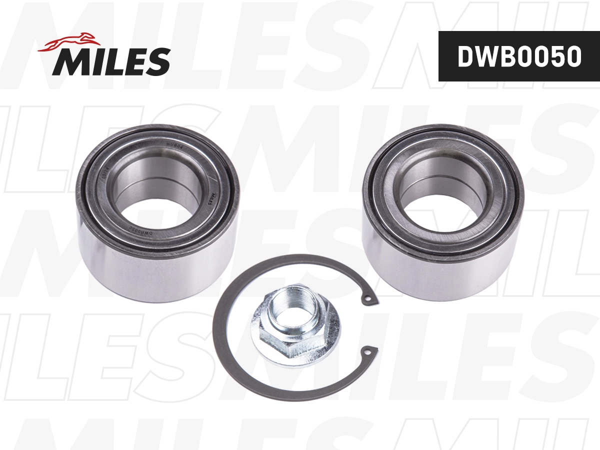 Комплект подшипника ступицы колеса MILES DWB0050