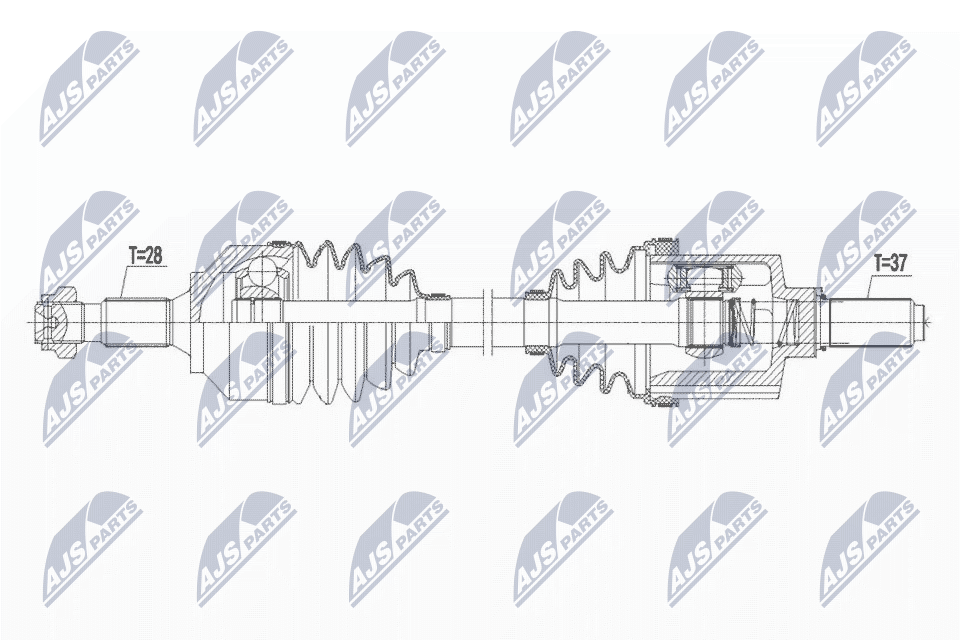 Приводной вал NTY NPW-PE-059