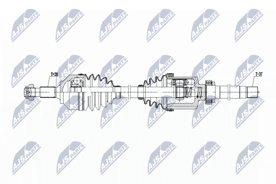 Приводной вал NTY NPW-PE-103