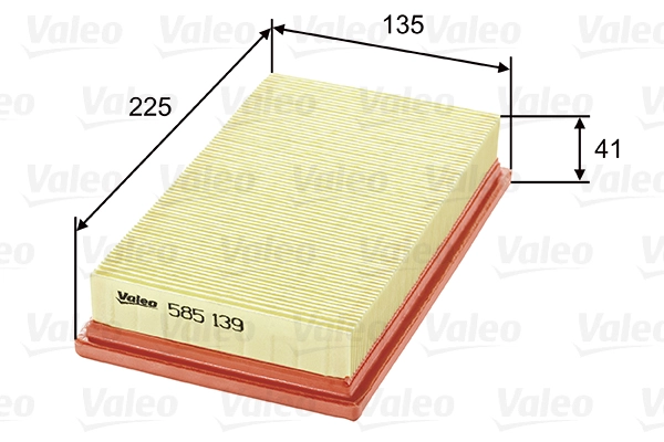 Воздушный фильтр VALEO 585139