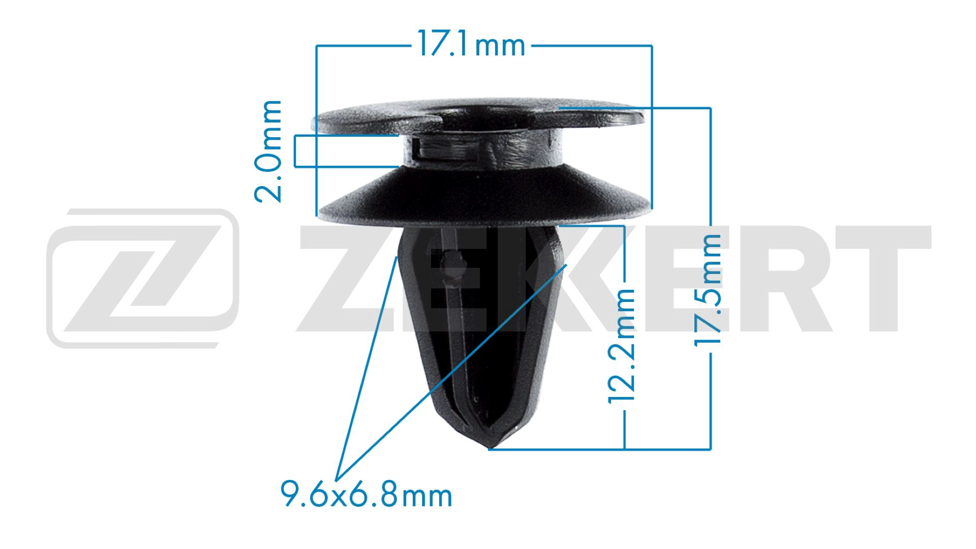 Зажим молдинг / защитная накладка ZEKKERT BE-2193
