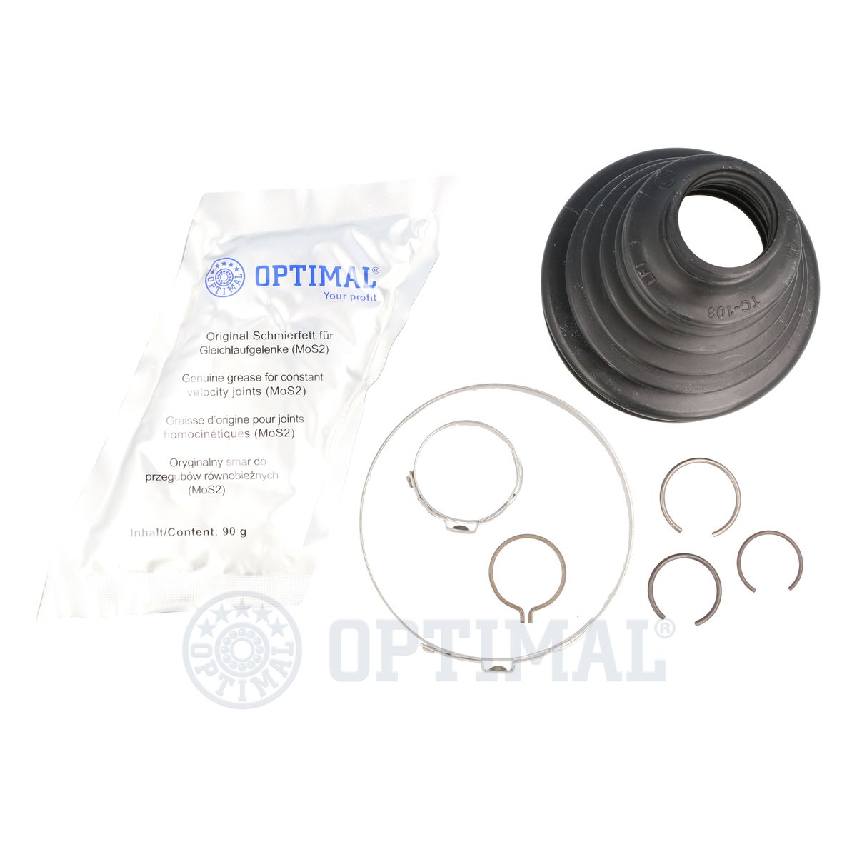 Комплект пыльника приводной вал OPTIMAL CVB-10746TPE
