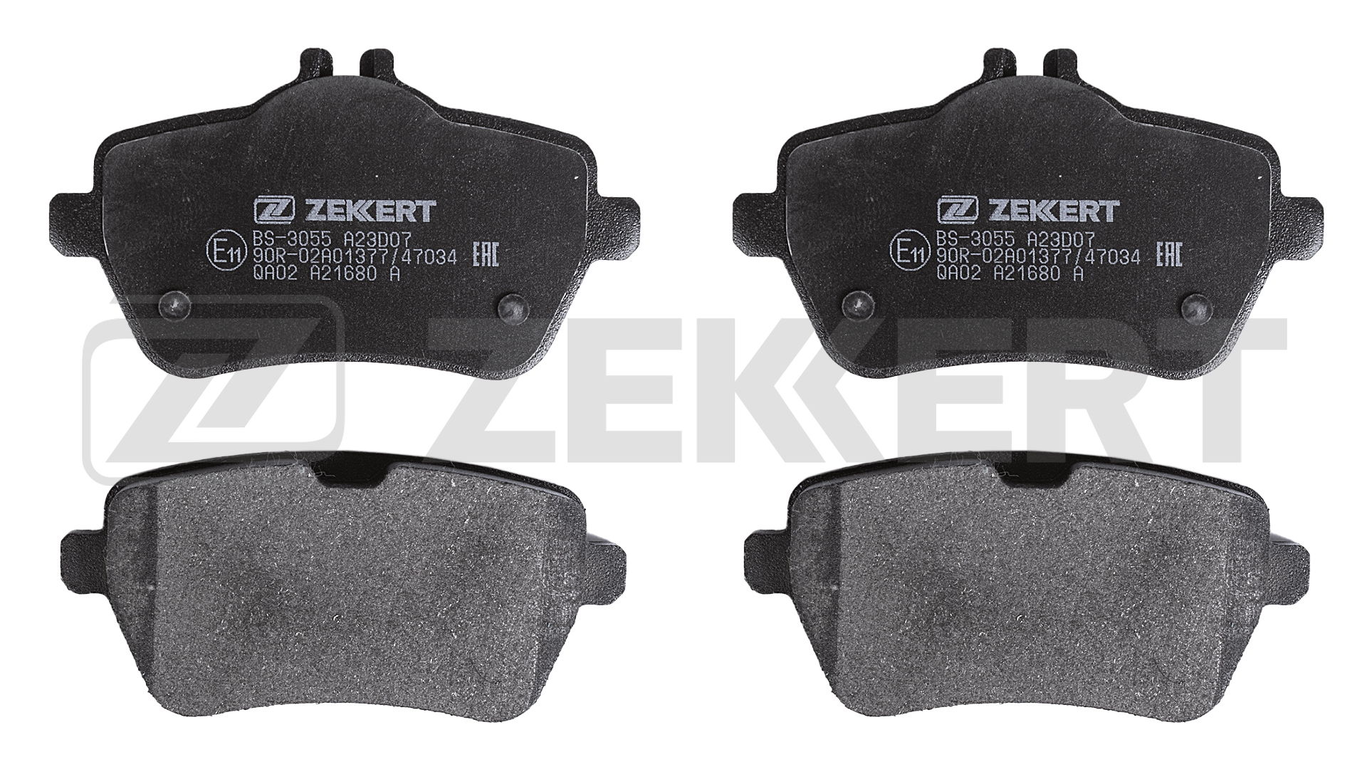 Комплект тормозных колодок дисковый тормоз ZEKKERT BS-3055
