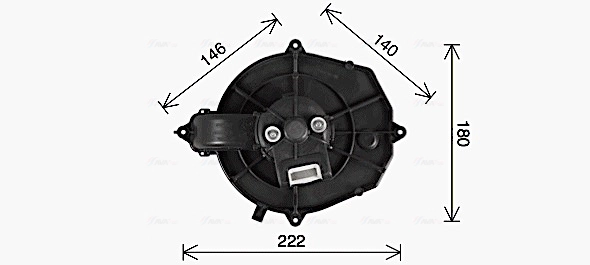 Вентилятор салона AVA QUALITY COOLING CN8335