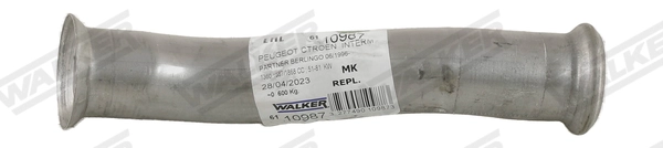 Труба выхлопного газа WALKER PRODUCTS 10987