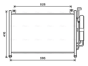 Конденсатор кондиционер AVA QUALITY COOLING MZA5236D