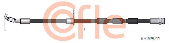 Тормозной шланг COFLE 92.BH.MA041