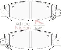 Комплект тормозных колодок дисковый тормоз anl braking ALLIED NIPPON ADB3834