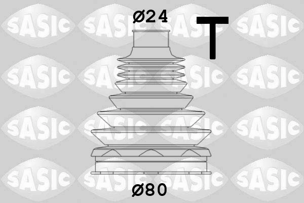 Комплект пыльника приводной вал SASIC 1906111