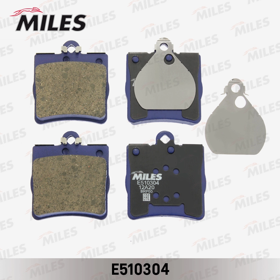 Комплект тормозных колодок дисковый тормоз MILES E510304