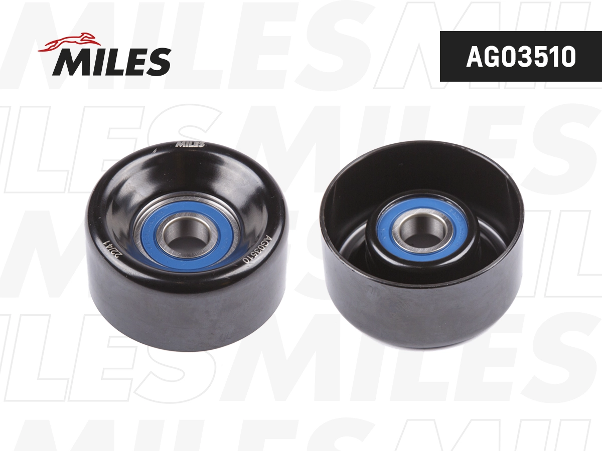 Натяжной ролик поликлиновой ремень MILES AG03510