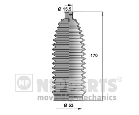 Комплект пыльника рулевое управление NIPPARTS N2842041