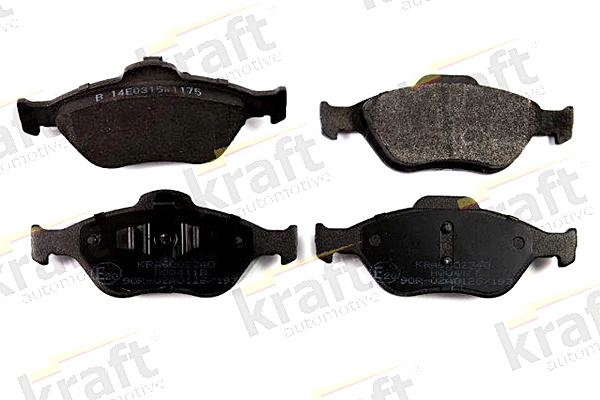Комплект тормозных колодок дисковый тормоз KRAFT AUTOMOTIVE 6002340