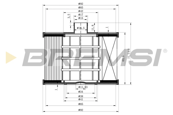 Топливный фильтр BREMSI FE0041
