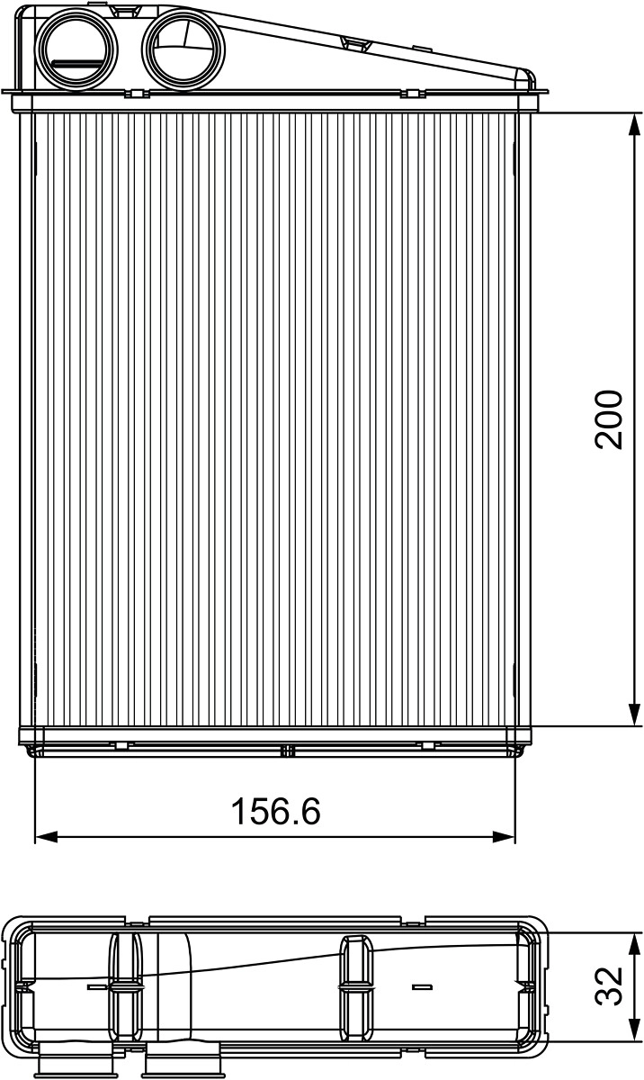 Теплообменник отопление салона VALEO 811542
