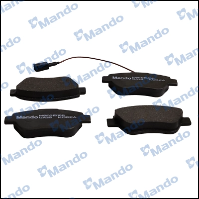 Комплект тормозных колодок дисковый тормоз MANDO MBF015168