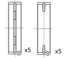 Подшипник коленвала FAI AUTOPARTS BM1026-STD