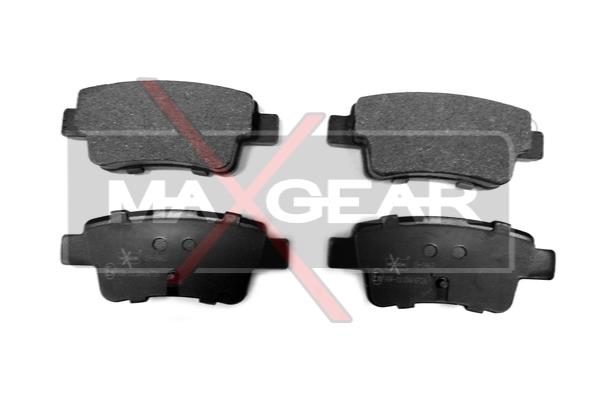 Комплект тормозных колодок дисковый тормоз MAXGEAR 19-0463