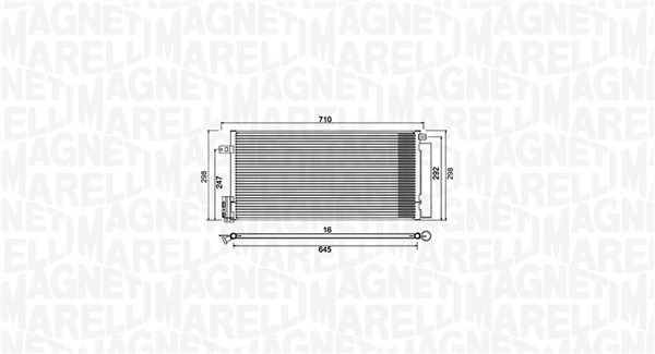 Конденсатор кондиционер MAGNETI MARELLI 350203882000