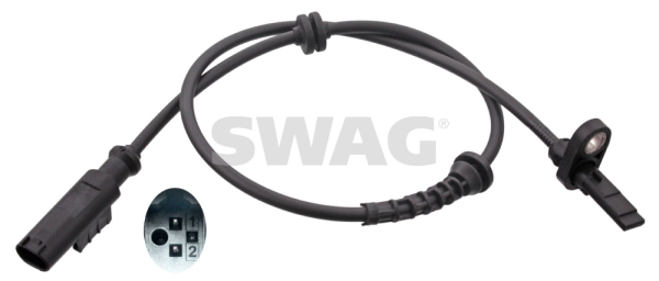 Датчик частота вращения колеса SWAG 40 10 0988