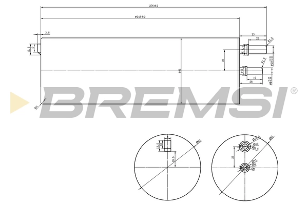 Топливный фильтр BREMSI FE0821