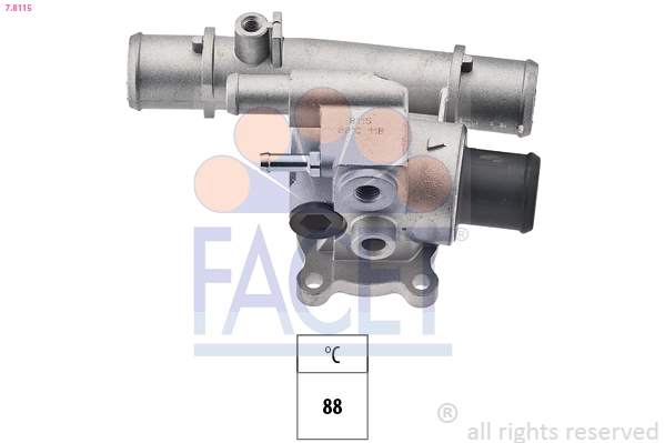 Термостат охлаждающая жидкость made in italy - oe equivalent FACET 7.8115
