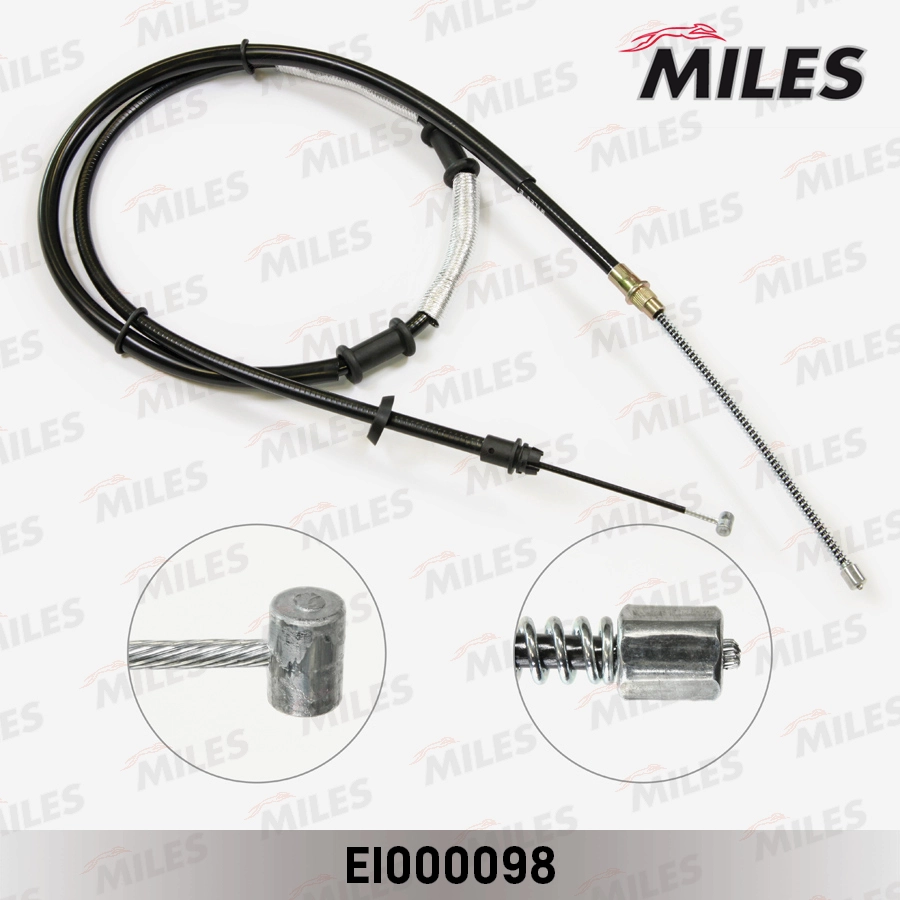 Тросик cтояночный тормоз MILES EI000098