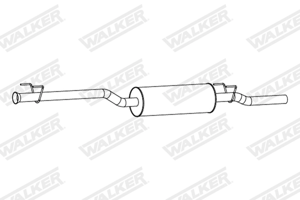 Глушитель выхлопных газов конечный WALKER PRODUCTS 24500
