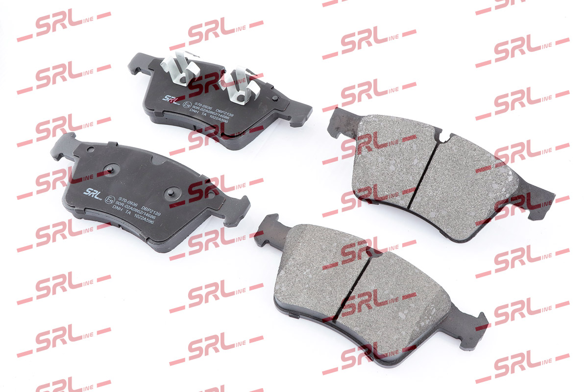 Комплект тормозных колодок дисковый тормоз SRLINE S70-0936