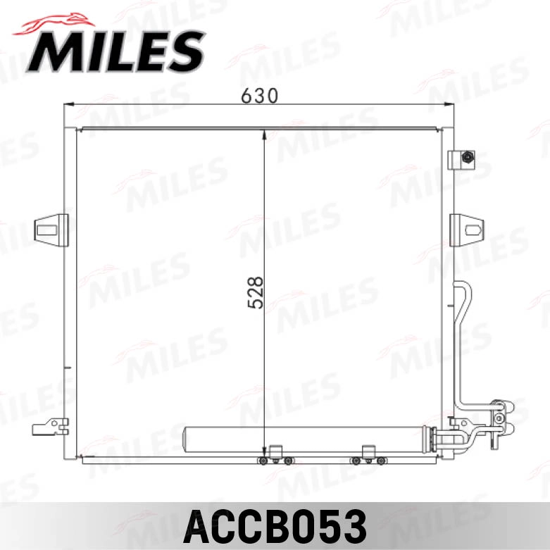 Конденсатор кондиционер MILES ACCB053