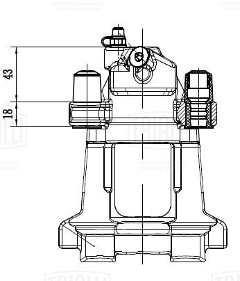Тормозной суппорт TRIALLI CF 052269