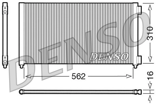 Конденсатор кондиционер DENSO DCN09102