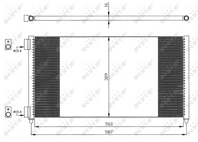 Конденсатор кондиционер easy fit NRF 35496