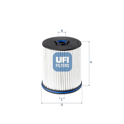 Топливный фильтр UFI 26.E2X.02