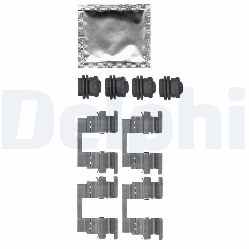 Комплектующие колодки дискового тормоза DELPHI LX0666