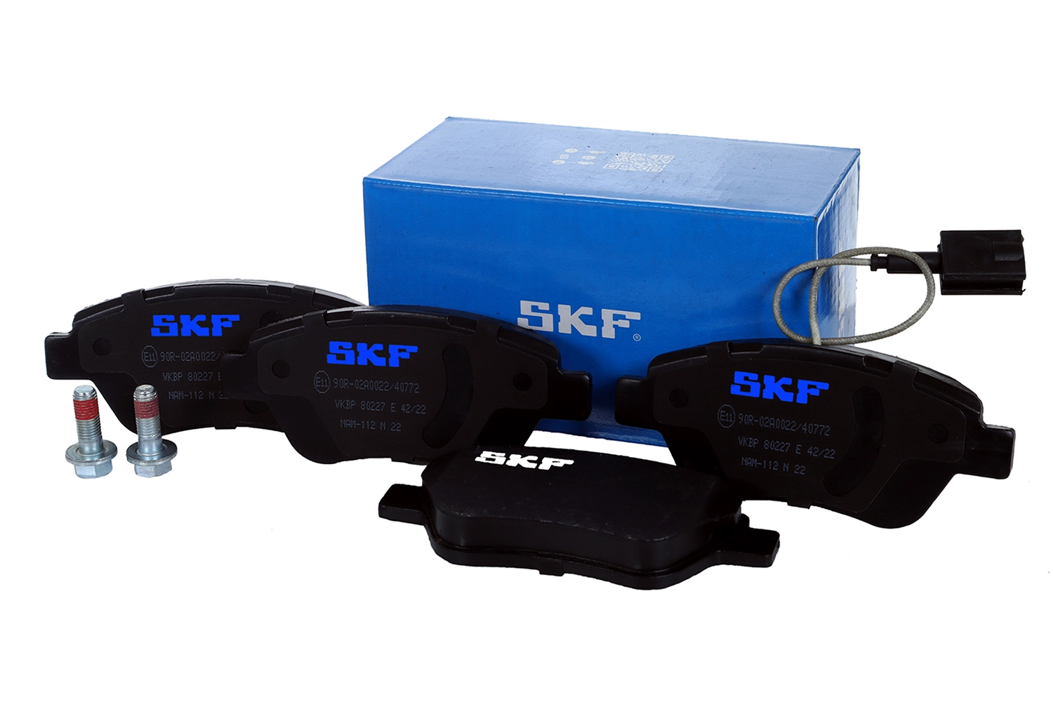 Комплект тормозных колодок дисковый тормоз SKF VKBP 80227 E