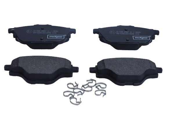 Комплект тормозных колодок дисковый тормоз MAXGEAR 19-3366