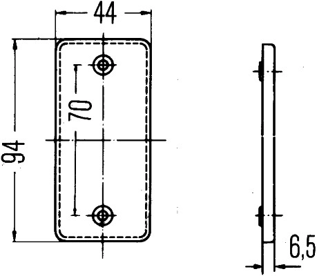 Отражатель HELLA/BEHR/PAGID 8RA 003 326-011