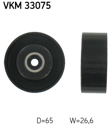 Паразитный / ведущий ролик поликлиновой ремень SKF VKM 33075