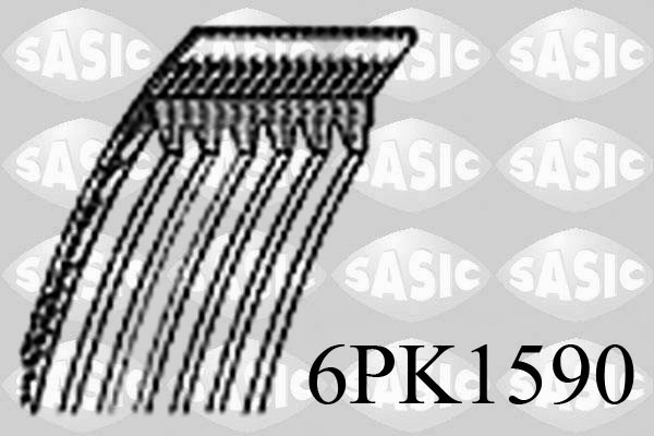 Поликлиновой ремень SASIC 6PK1590