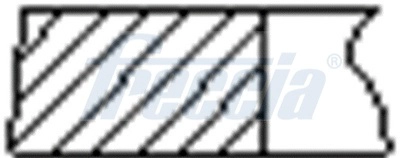 Комплект поршневых колец FRECCIA FR10-200160