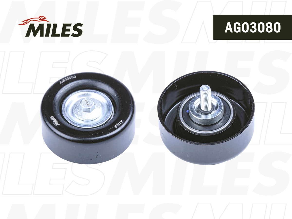 Паразитный / ведущий ролик поликлиновой ремень MILES AG03080