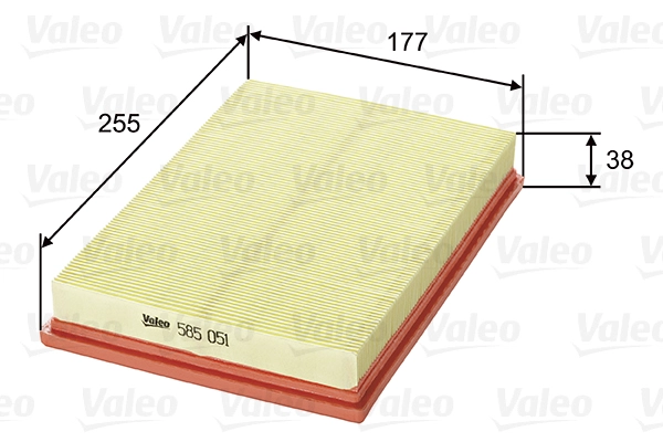 Воздушный фильтр VALEO 585051