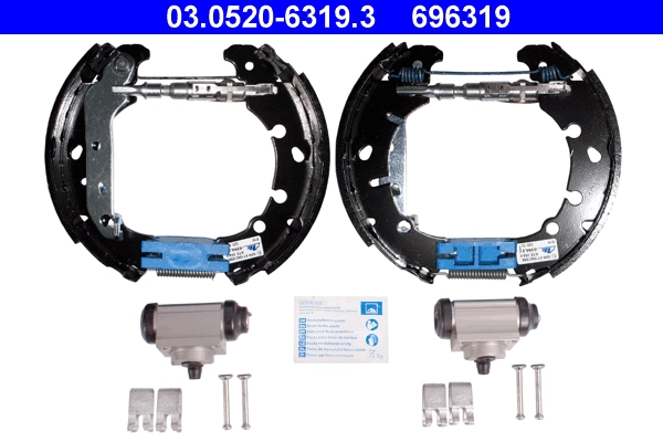 Комплект тормозных колодок original ate topkit ATE 03.0520-6319.3